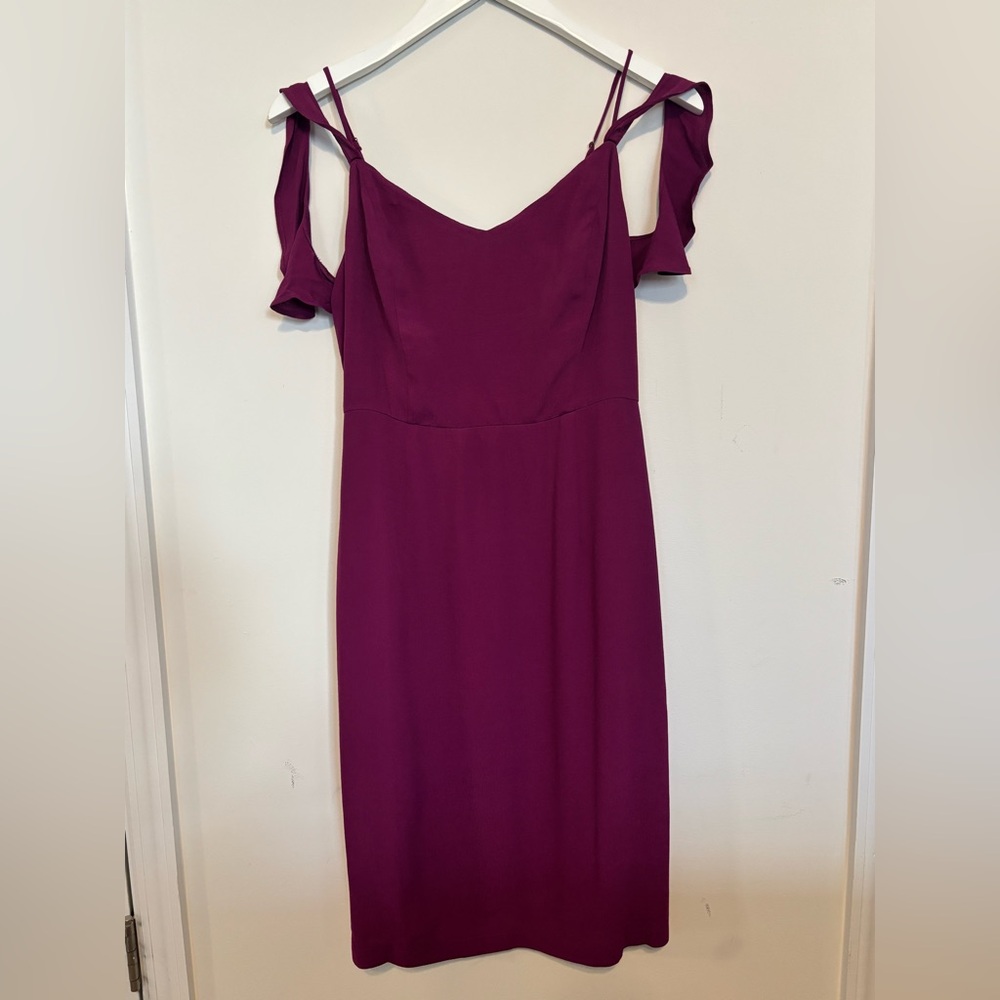 ASRT The Label | Off Shoulder Drape Cami Sheath Dress ADR94610 (M)